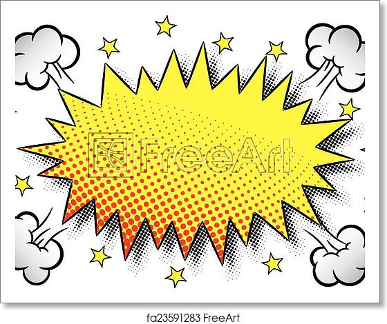 560x470 Free Art Print Of Comic Sound Effect Wham Vector Illustration