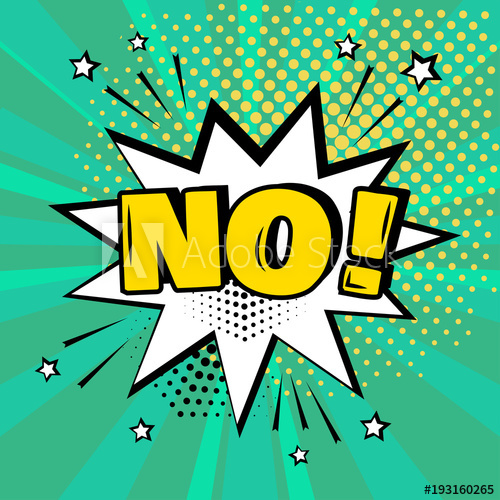 500x500 White Comic Bubble With No Word On Green Background Comic Sound