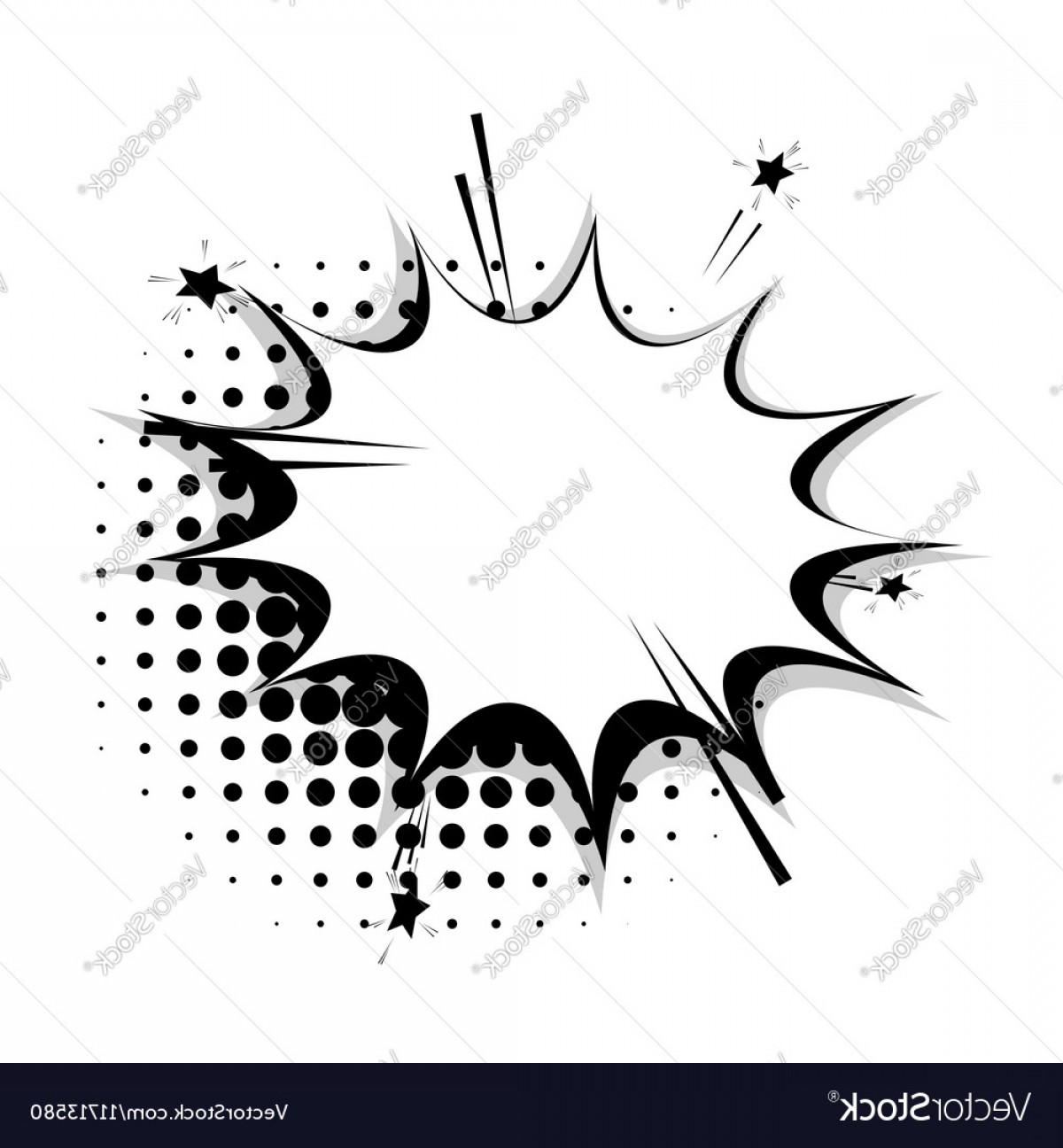 1200x1296 Blank Template Comic Speech Star Bubble Vector Soidergi