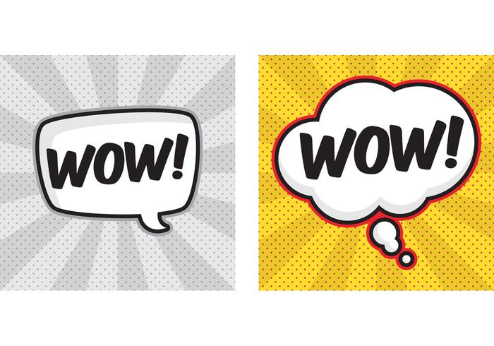 700x490 Comic Speech Bubble Vectors