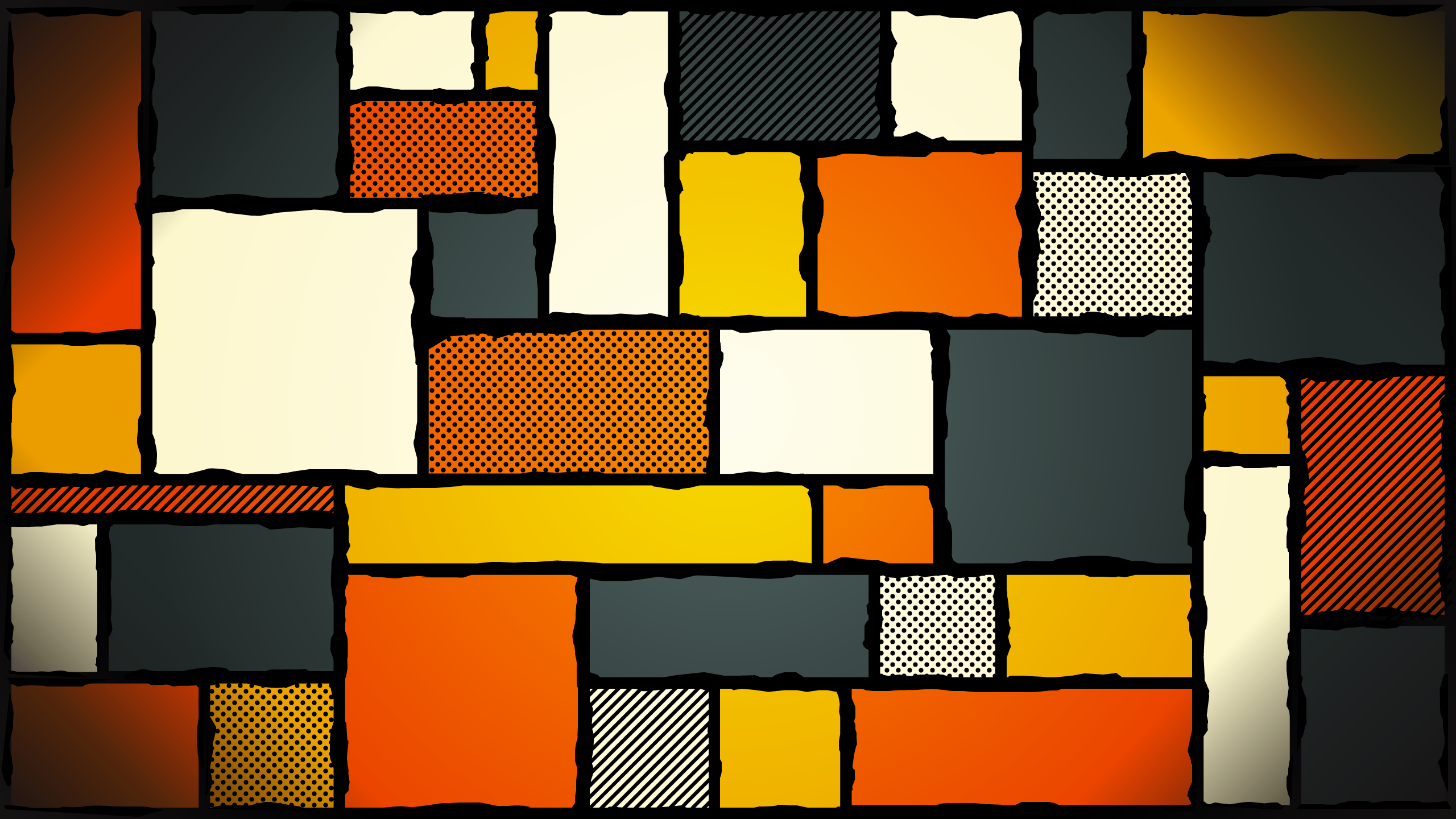2560x1440 Comic Strip Panel Shapes