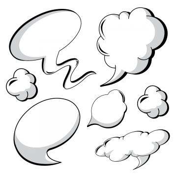 360x360 Free Download Comics Bubble Text Png Images, Bubble Vector, Text