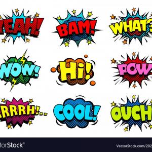 300x300 Superhero In Brave Pose Holding Message Board For Your Text Vector