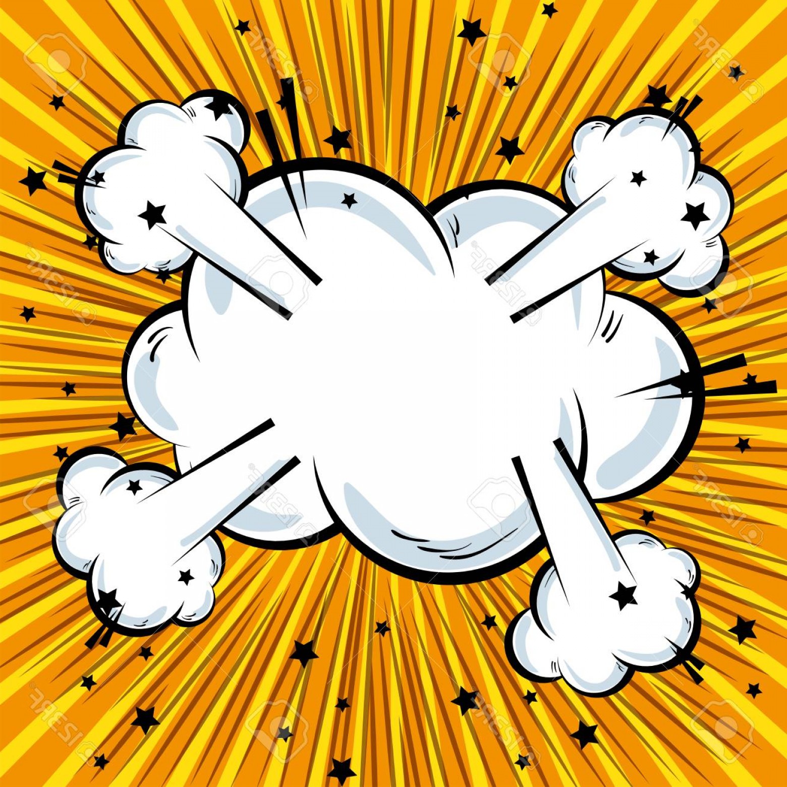 1560x1560 Cartoon Explosion Vector Art Hoodamathrun