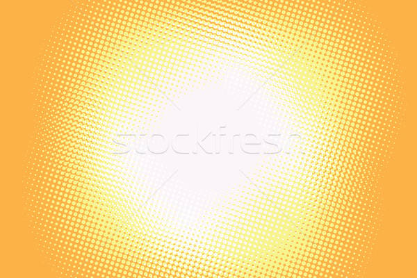 600x400 Yellow Background Light Retro Comic Vector Illustration Igor