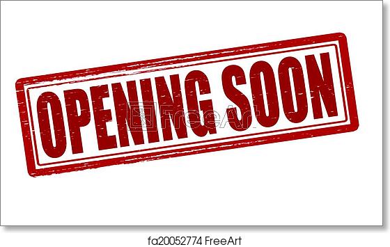 560x355 Free Art Print Of Opening Soon Stamp With Text Opening Soon