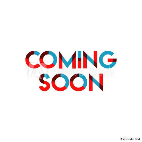 500x500 Coming Soon Vector Template Design Illustration