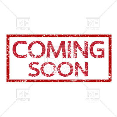400x400 Stamp With Coming Soon Inscription Vector Image Of Objects