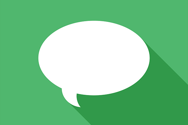 600x400 Vector Comment Bubble