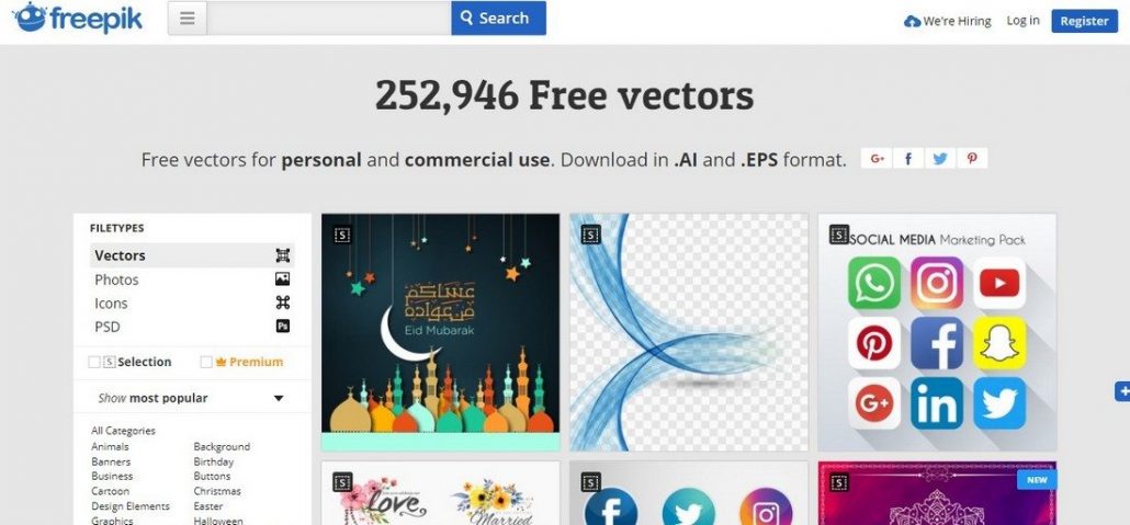 1030x479 Awesome Places To Download Free Vector Art Web Design