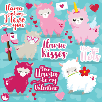 350x350 Valentine Llama Clipart Commercial Use, Vector Graphics