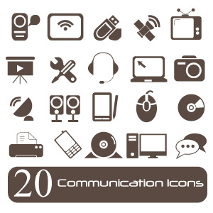300x300 Communication Icons Set Free Icon Packs Ui Download