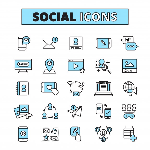626x626 Communication Icons Vector Free Download