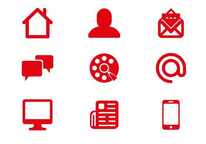 700x490 Free Communication Icons Vector