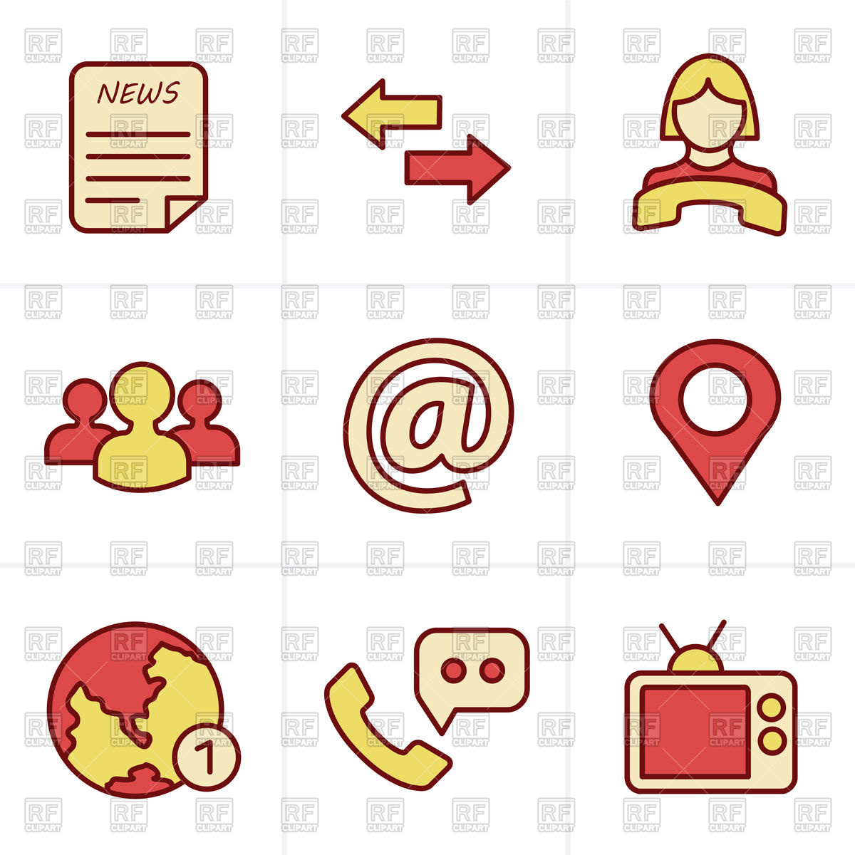 Communication Icon Vector At Vectorified.com | Collection Of ...