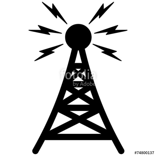 Communication Tower Vector at Vectorified.com | Collection of ...