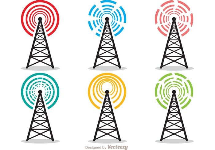 Cell Tower Vector Pack 700x490 Cell Tower Vector Pack