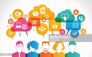 321x200 People Communication Vector Stock Vectors