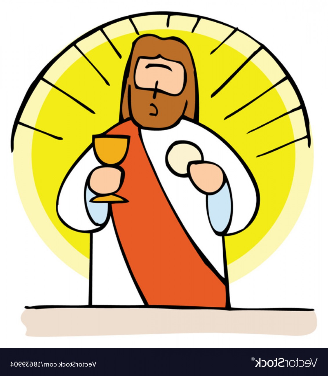 1131x1296 Jesus Present In The Holy Communion Vector Cultracing