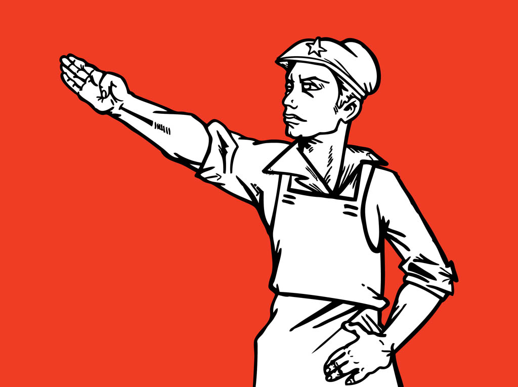 Communist Worker Graphics Vector Art Graphics 1024x765 Communist Worker Graphics Vector Art Graphics