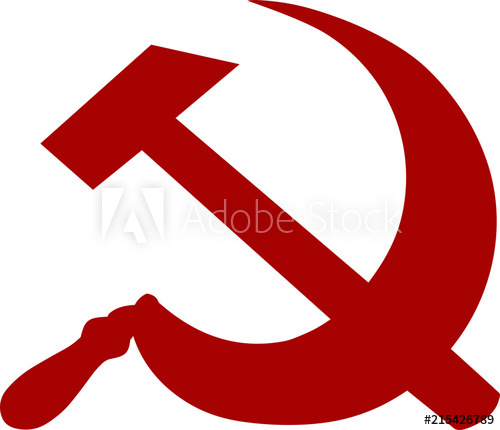Communist Hammer And Sickle 500x430 Communist Hammer And Sickle