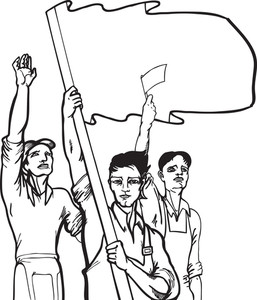 Vector Communist Workers Royalty Free Stock Image 257x300 Vector Communist Workers Royalty Free Stock Image