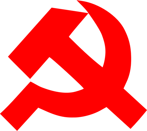500x447 Communism Sign Of Thick Hammer And Sickle Vector Clip Art Public