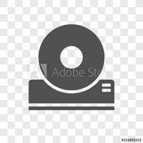 500x500 Compact Disc Vector Icon Isolated On Transparent Background