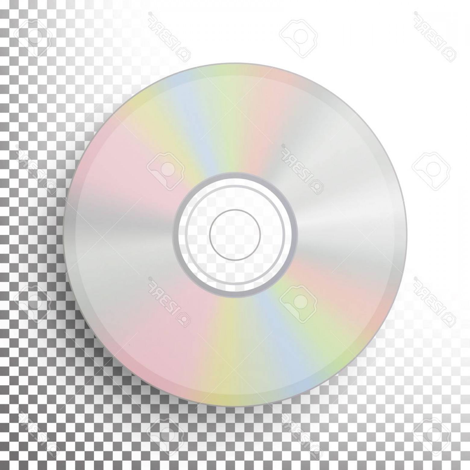 1560x1560 Photostock Vector Cd Dvd Disc Vector Realistic Compact Disc