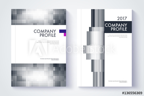 500x333 Company Profile Template Cover Design Vector Template Backgrou