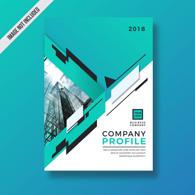 626x626 Green Modern Abstract Company Profile Design Vector Premium Download
