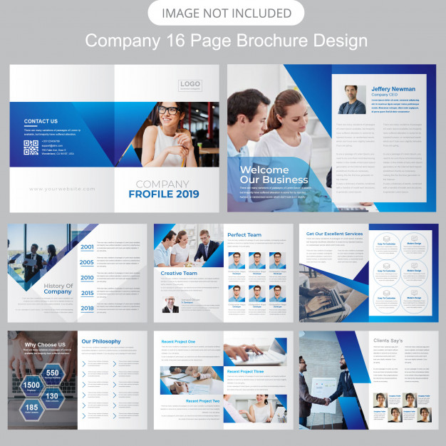 626x626 Company Profile Brochure Template Vector Premium Download
