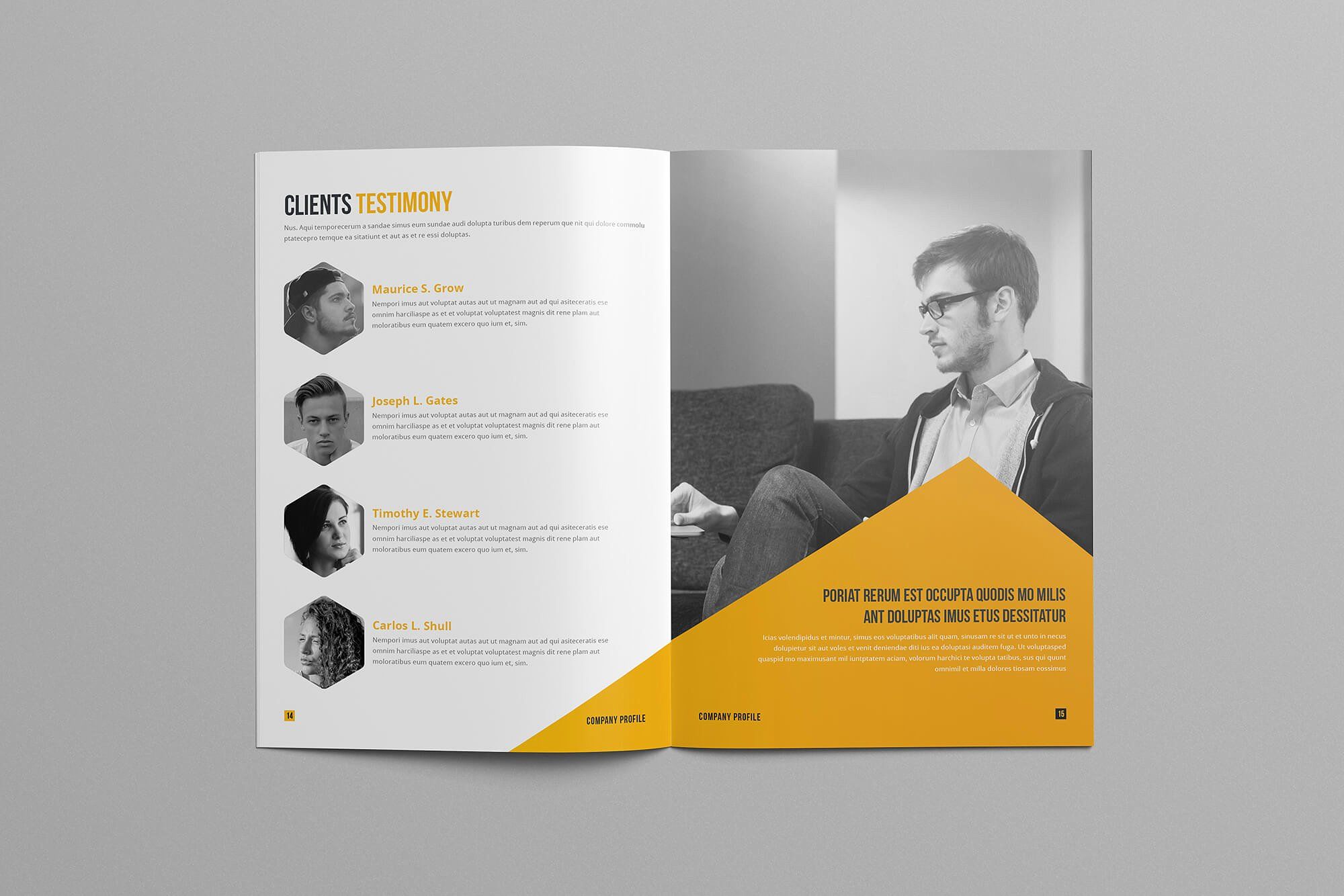 2000x1334 Company Profile Brochure Template