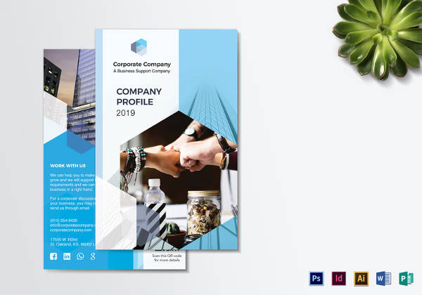 600x420 Free Brochure Templates
