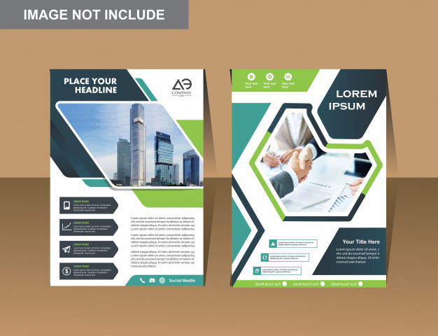 626x480 Vector Business Flyers Design Template Company Profile Vector