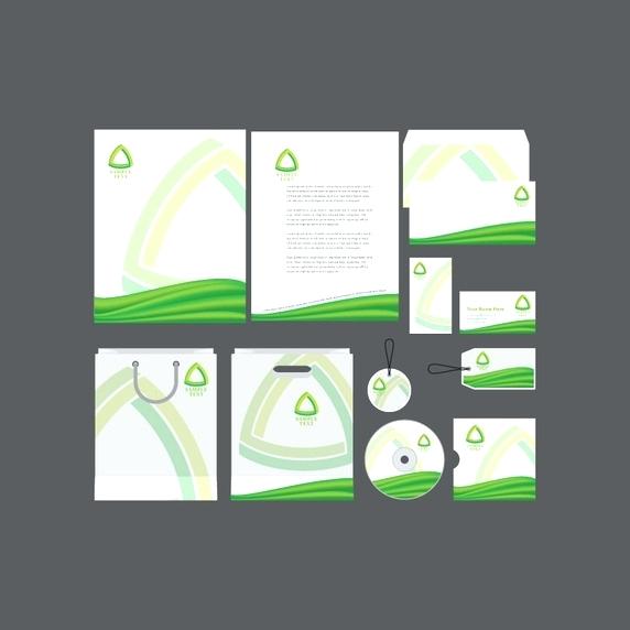 572x572 Yellow Geometry Abstract Company Profile Template Premium Vector
