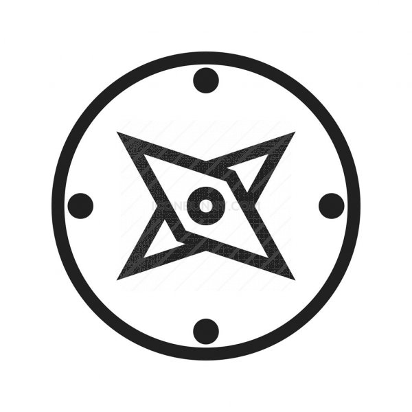 600x600 Compass Line Icon