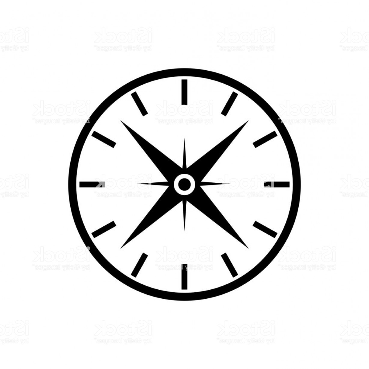 1228x1228 Simple Compass Vector Black And White Iniikim