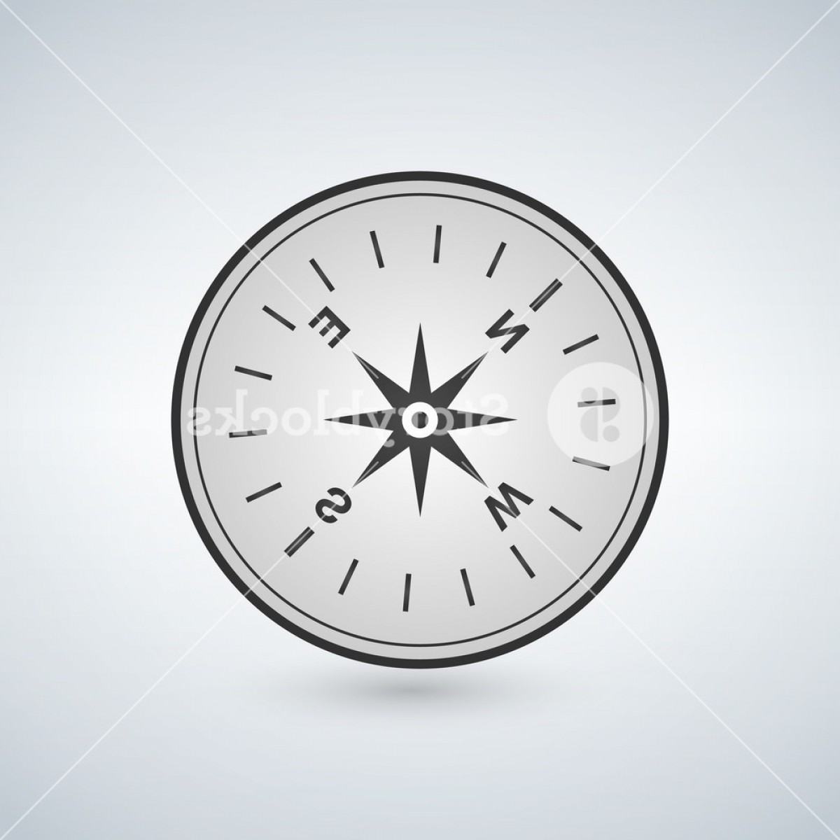 1200x1200 Vector Black Compass Catchsplace