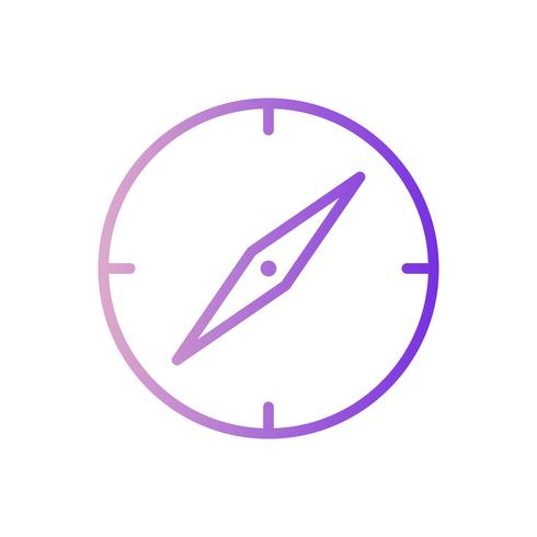 490x490 Vector Compass Icon