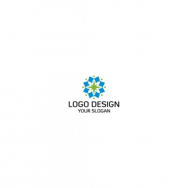 640x640 Lotus Compass Logo Design Vector Template For Free Download