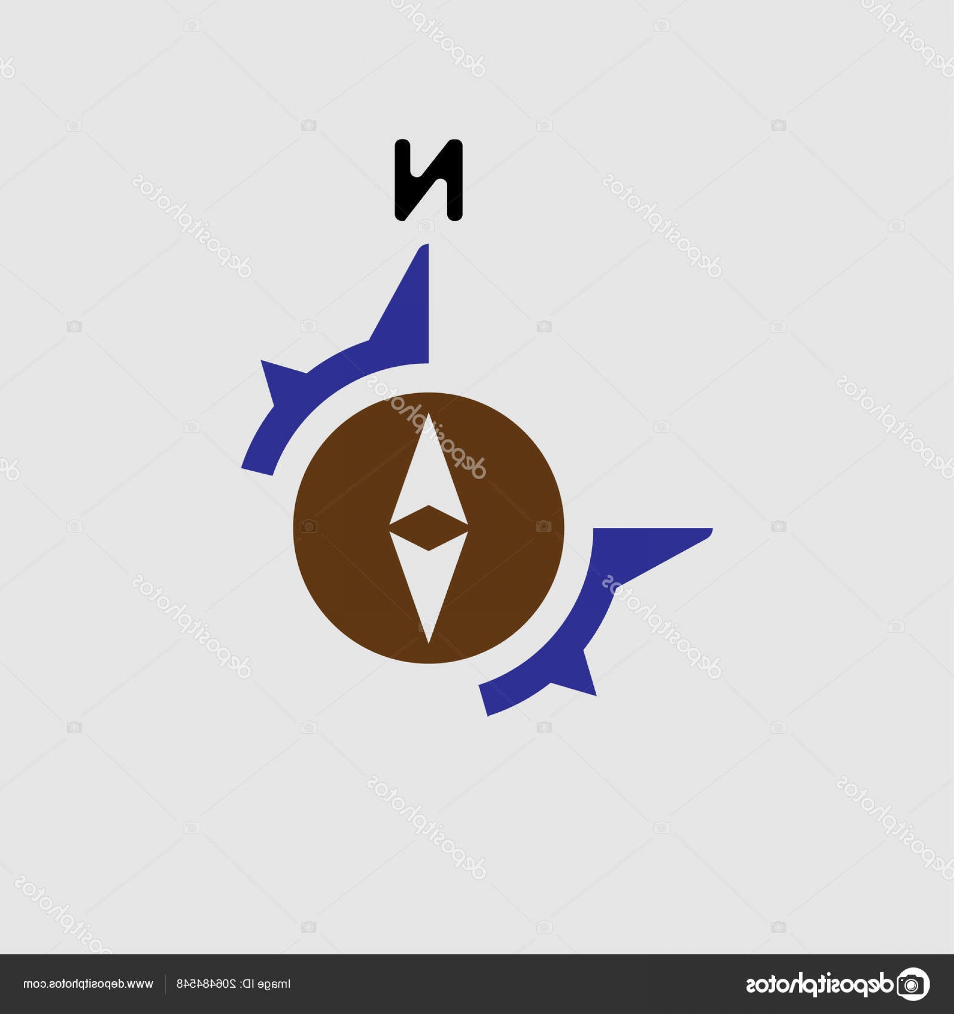 1920x2040 Stock Illustration North Arrow Compass Logo Vector Soidergi