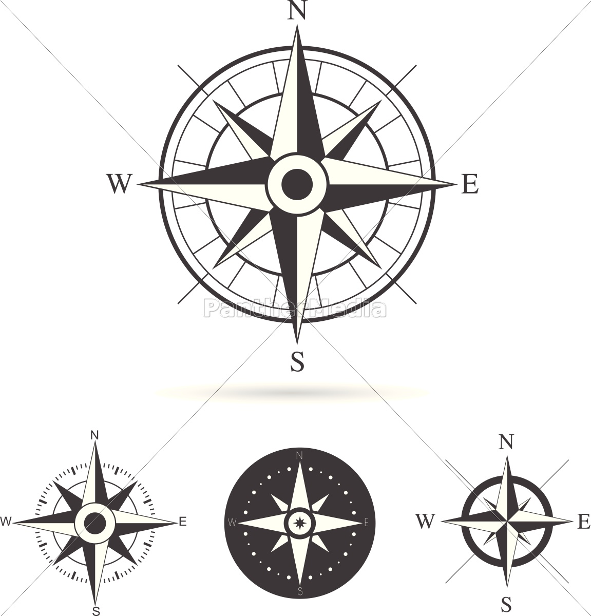 Compass Rose Vector Collection 1151x1200 Compass Rose Vector Collection