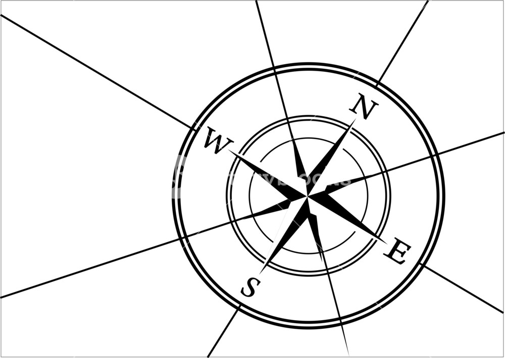 Compass Rose Vector Royalty Free Stock Image 1000x709 Compass Rose Vector Royalty Free Stock Image