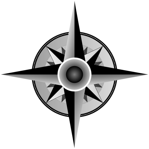 Compass Rose Vector Drawing 500x500 Compass Rose Vector Drawing