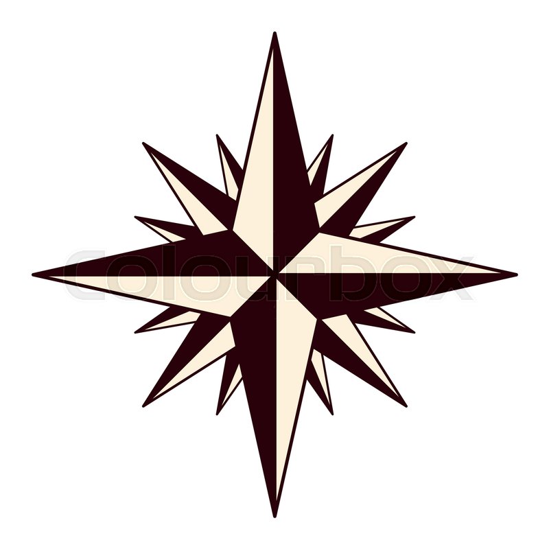 The Emblem Of The Compass Rose Vector Stock Vector Colourbox 800x800 The Emblem Of The Compass Rose Vector Stock Vector Colourbox