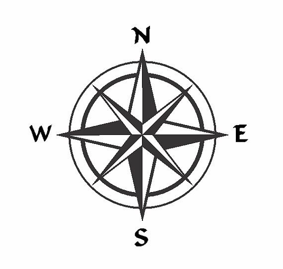 Compass Rose Single Layer Vector 570x542 Compass Rose Single Layer Vector
