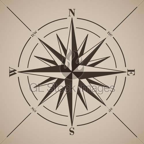 Compass Rose Vector Illustration Gl Stock Images 500x500 Compass Rose Vector Illustration Gl Stock Images