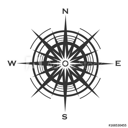 Compass Rose Icon Isolated On White Background Wind Rose Vector 500x500 Compass Rose Icon Isolated On White Background Wind Rose Vector