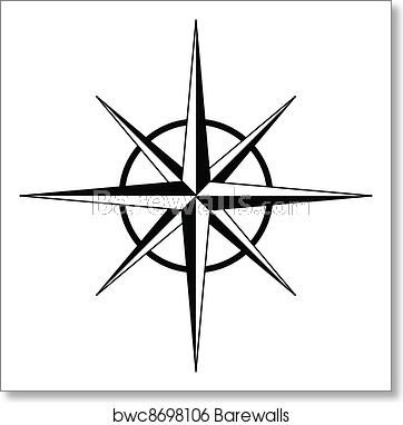 Black Compass Rose 362x382 Black Compass Rose
